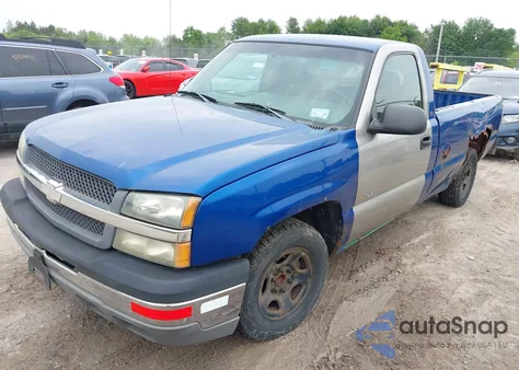 2003 Chevrolet Silverado 1500 C1500 из США, поврежденный, VIN 1GCEC14X63Z182085